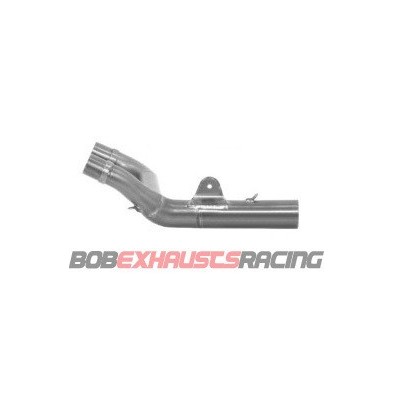 ARROW Codo central acero inox / Honda CRF 250 R 14