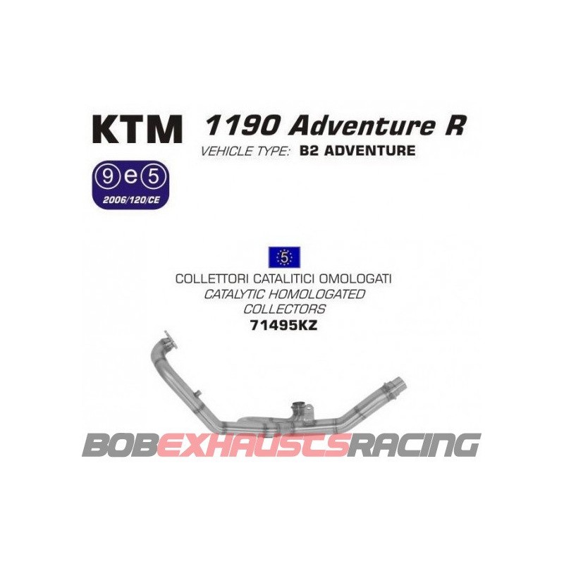 ARROW CATALYTIC Collector KTM 71495KZ.