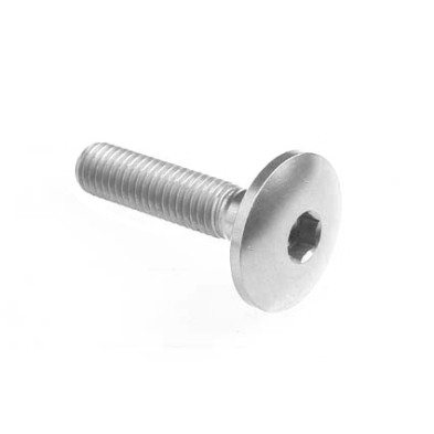 Dome-head Screw Erg. Cl 003 M5 L. 10 head Ø14  Ergal (7075 T6) - 003M5010SIL / SILVER