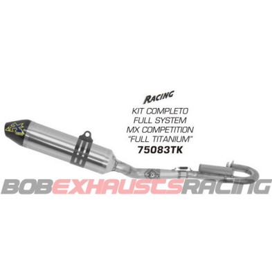 EXHAUST ARROW Kit completo MX Competition FULL TITANIUM / Honda CRF 250 R '10