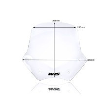 WRS PARABRISAS SPORT BMW R 1200 R 2006-2014 TRANSPARENTE