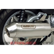 EXHAUST ARROW Reflex INOX PIPE / Honda SWT 400 '09/13