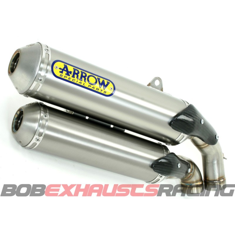 EXHAUST ARROW Round-Sil /  Monster S2R 1000 '05/06