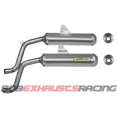 ESCAPE ARROW Round-Sil INOX PIPE / Ducati Monster 600 - 750 -900