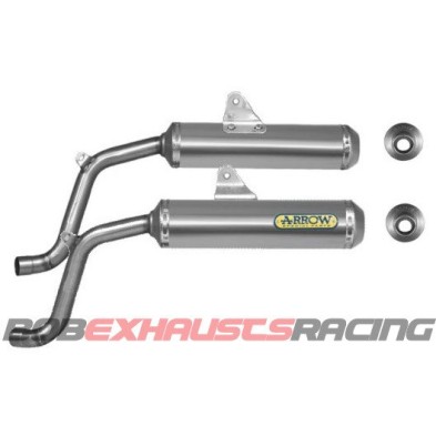 ESCAPE ARROW Round-Sil INOX PIPE / Ducati Monster 620 - 695 - 800 - 1000- S4 - 900 i.e.