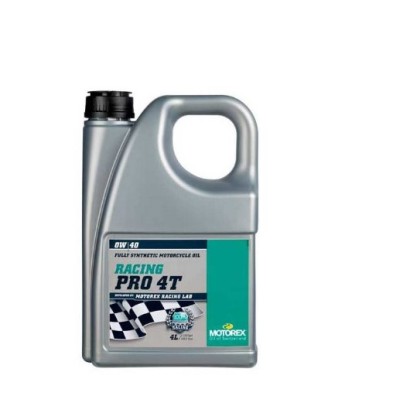 MOTOREX RACING PRO 4T SAE 0W/40 4L OIL MOTOREX RACING PRO 4T SAE 0W/40 4L OIL