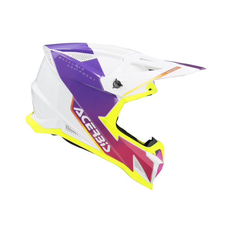 ACERBIS CASCO T711 BLANCO / MORADO ACERBIS CASCO T711 BLANCO / MORADO