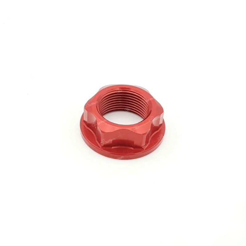Special nut 24 X 1,50 Ergal - D013ROS / RED