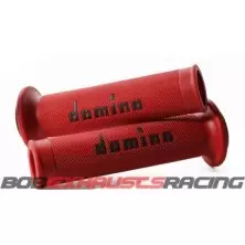 DOMINO RUBBER GRIPS SOFT RED / BLACK