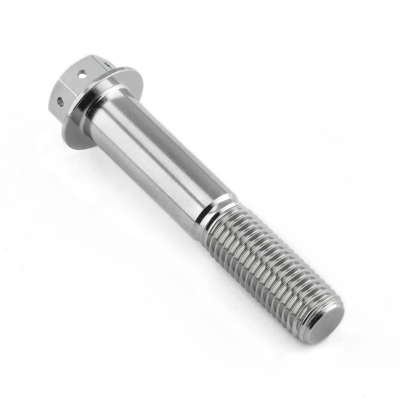 STAINLESS STEEL HEXAGONAL SCREW V4 RACING M10 X 125 MM 70 MM