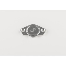 Aluminium timing inspection cover left side - ECPDU003SIL / SILVER