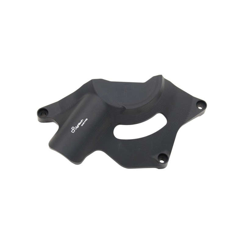 Aluminium clutch  cover right side - ECPYA009NER / BLACK Mate