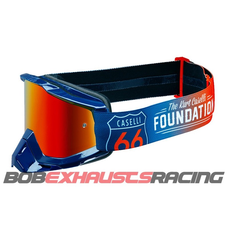 FMF POWERBOMB LE CASELLI GLASSES - RED MIRROR