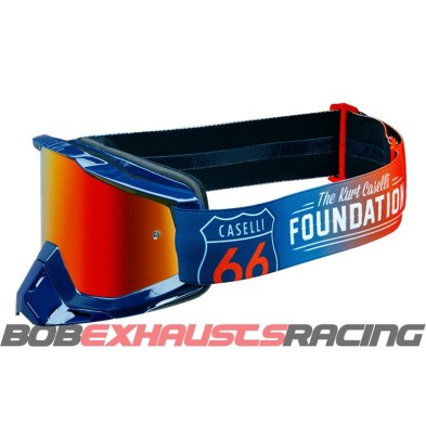 FMF POWERBOMB LE CASELLI GLASSES - RED MIRROR