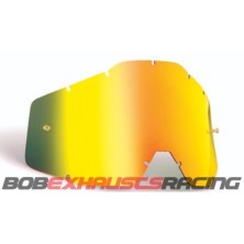 FMF POWERBOMB/POWERCORE REPLACEMENT -HEET MIRROR GOLD LENS