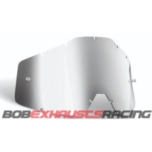FMF POWERBOMB/POWERCORE REPLACEMENT -HEET MIRROR SILVER LENS
