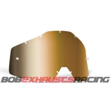 FMF POWERBOMB/POWERCORE REPLACEMENT -HEET MIRROR GOLD LENS