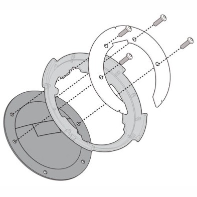 GIVI ADAPTADOR TANKLOCK - TANKLOCKED BF17