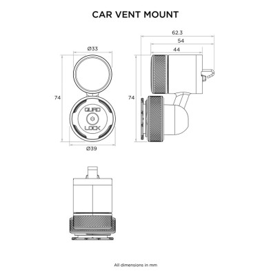 QUAD LOCK VENT MOUNT QLM-VNT