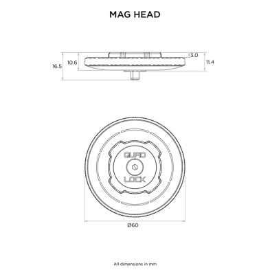 QUAD LOCK CABEZAL MAG QLH-WCH