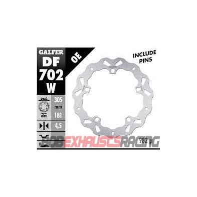 GALFER FRONT DISC SET WAVE FIXED