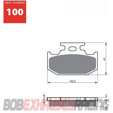 GOLDFREN BRAKE PADS K5 - 100