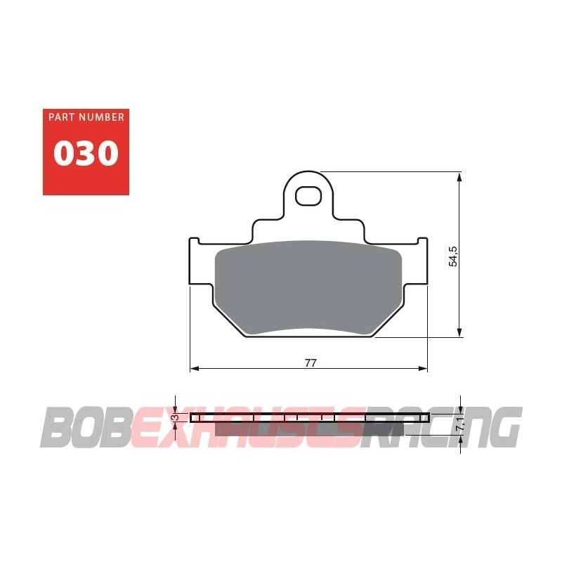 GOLDFREN BRAKE PADS S3 RACING - 030