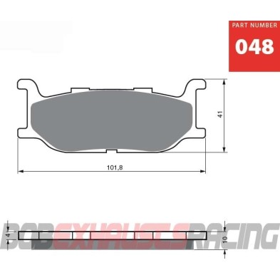 GOLDFREN BRAKE PADS S3 RACING - 048