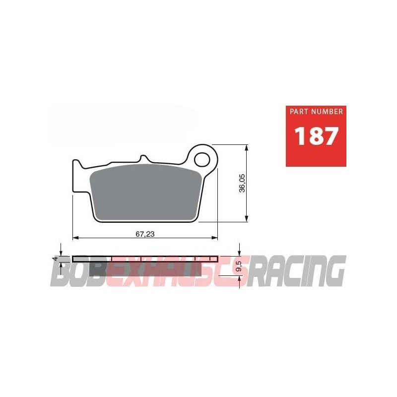 GOLDFREN BRAKE PADS S3 RACING - 187